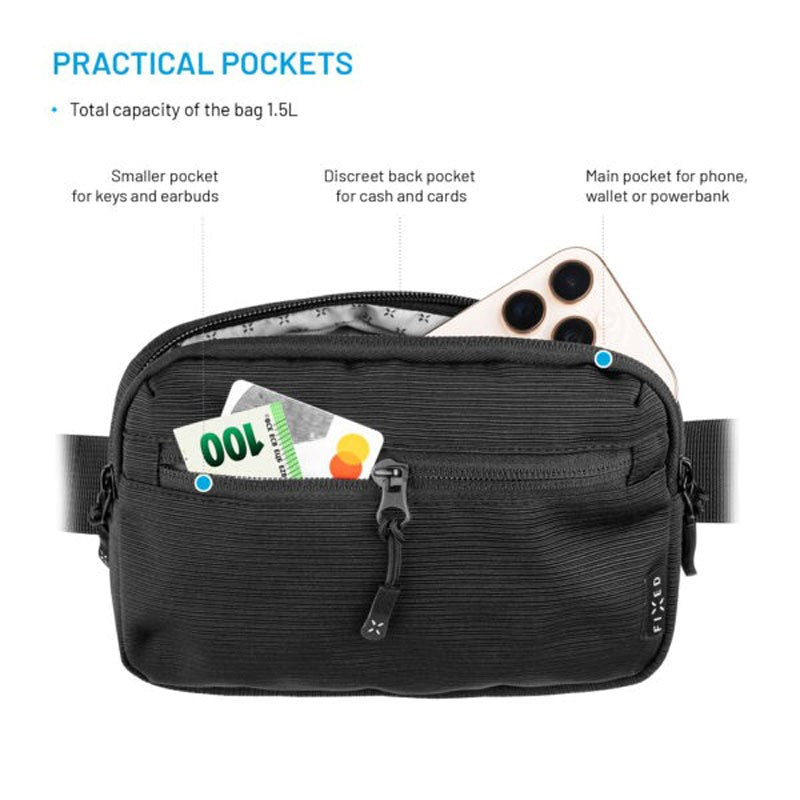 Fixed Bæltetaske - Sort