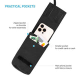 Fixed Mobil Taske m. Lomme - Maks. Mobilmål: 100 x 178mm - Sort