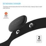 Fixed Pulsmåler inkl. Brystrem (HR & HRV) - Sort