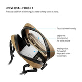 Fixed Vandtæt Etui til Mobil - Mål: 95 x 186mm - Beige / Gennemsigtig