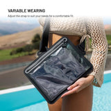 Fixed Vandtæt Tablet 11" Etui - Maks. Mål: 297 x 223mm - Sort / Gennemsigtig