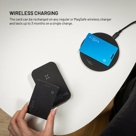 Fixed GPS Tracker Kort - Apple Find My Kompatibel - Sort