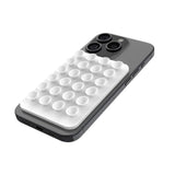 Fixed MagMate - Silikone Sugekop Mobilholder - MagSafe Kompatibel - Hvid