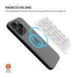 Fixed MagMate - Silikone Sugekop Mobilholder - MagSafe Kompatibel - Hvid