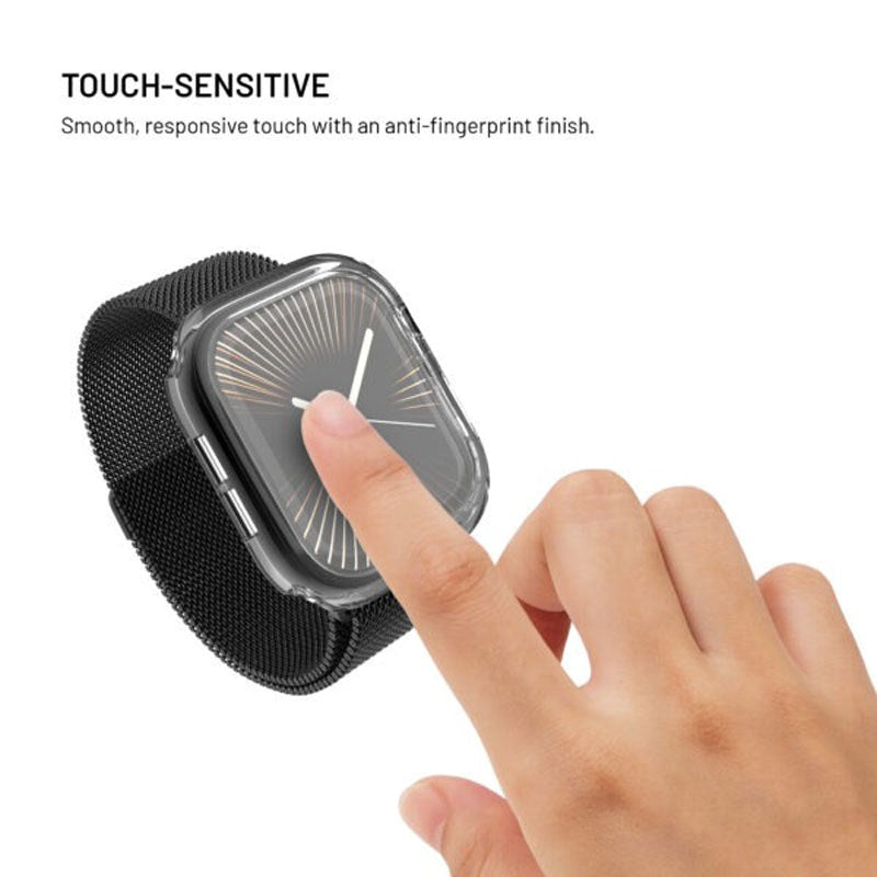 Apple Watch 11 / 10 (46mm) Fixed Cover m. Indbygget Skærmbeskyttelsesglas - Gennemsigtig