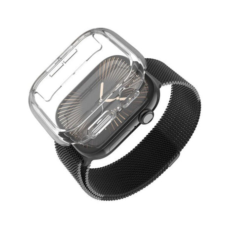 Apple Watch 11 / 10 (42mm) Fixed Cover m. Indbygget Skærmbeskyttelsesglas - Gennemsigtig