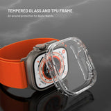 Apple Watch Ultra 3 / 2 / 1 (49mm) Fixed Cover m. Indbygget Skærmbeskyttelsesglas - Gennemsigtig