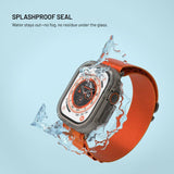 Apple Watch Ultra 3 / 2 / 1 (49mm) Fixed Cover m. Indbygget Skærmbeskyttelsesglas - Gennemsigtig