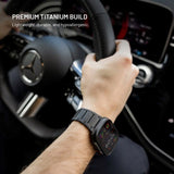 Fixed Apple Watch (42/44/SE/45/46/49) Titanium Urrem - Sort