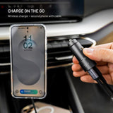 Fixed Biloplader - 65W - 2 x USB-C - Sort