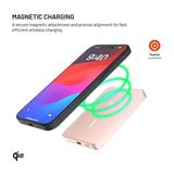 Fixed MagZen Powerbank 5.000 mAh m. Qi2 - Lyserød