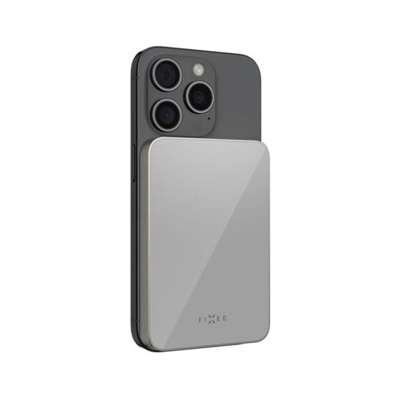 Fixed MagZen Powerbank 10.000 mAh m. Qi2 - Grå