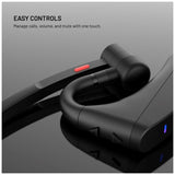 Fixed Talk Pro Open-Ear Trådløst Mono Headset m. ENC - Sort