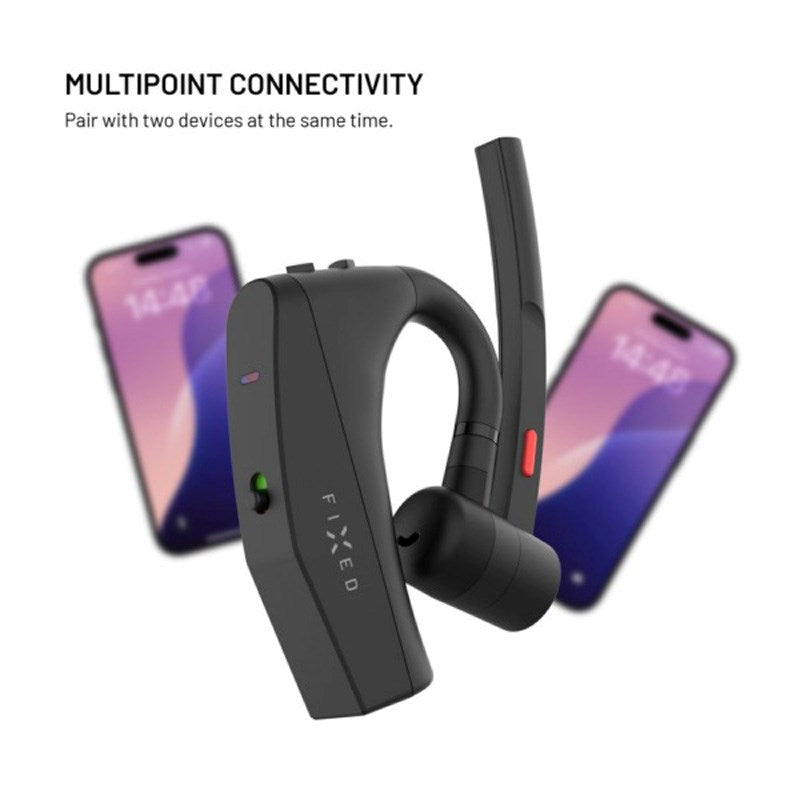 Fixed Talk Pro Open-Ear Trådløst Mono Headset m. ENC - Sort