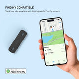 Fixed GPS Tracker til Cykelmontering - Apple Find My Kompatibel - Sort