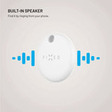 Fixed Tag Dual Bluetooth Tracker - Kompatibel med Apple Find My / Find Hub - Hvid