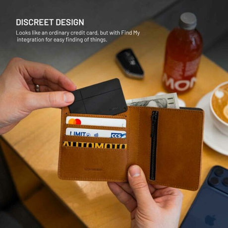 Fixed MiCard GPS & Bluetooth Tracker til Apple & Android - Sort