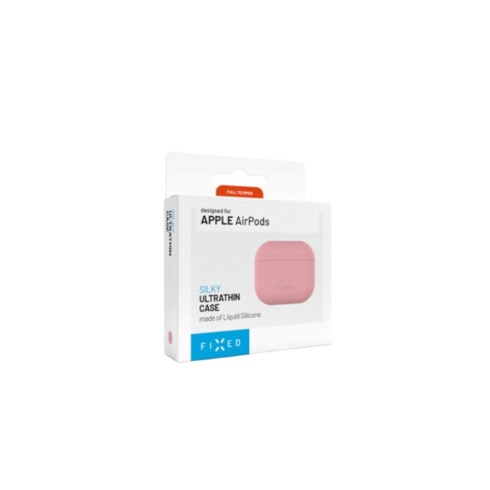 Fixed Apple AirPods Pro (3. gen.) Silikone Cover - Lyserød