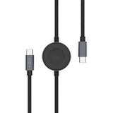 Fixed Opladningskabel til Apple Watch & Samsung Galaxy Watch - USB-C / 1.5m - Sort