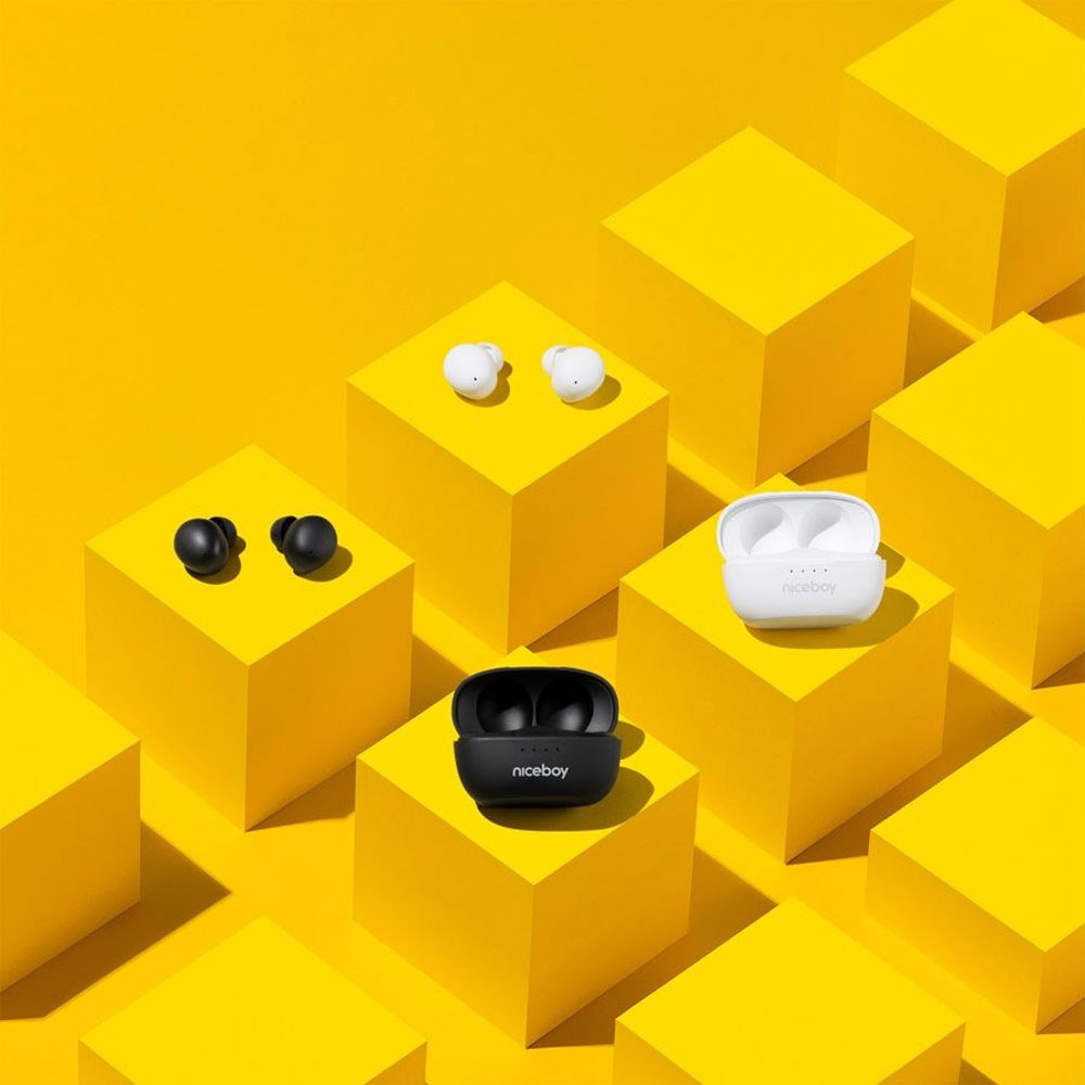 Niceboy HIVE Podsie 4 True Wireless Høretelefoner - In-Ear - Hvid