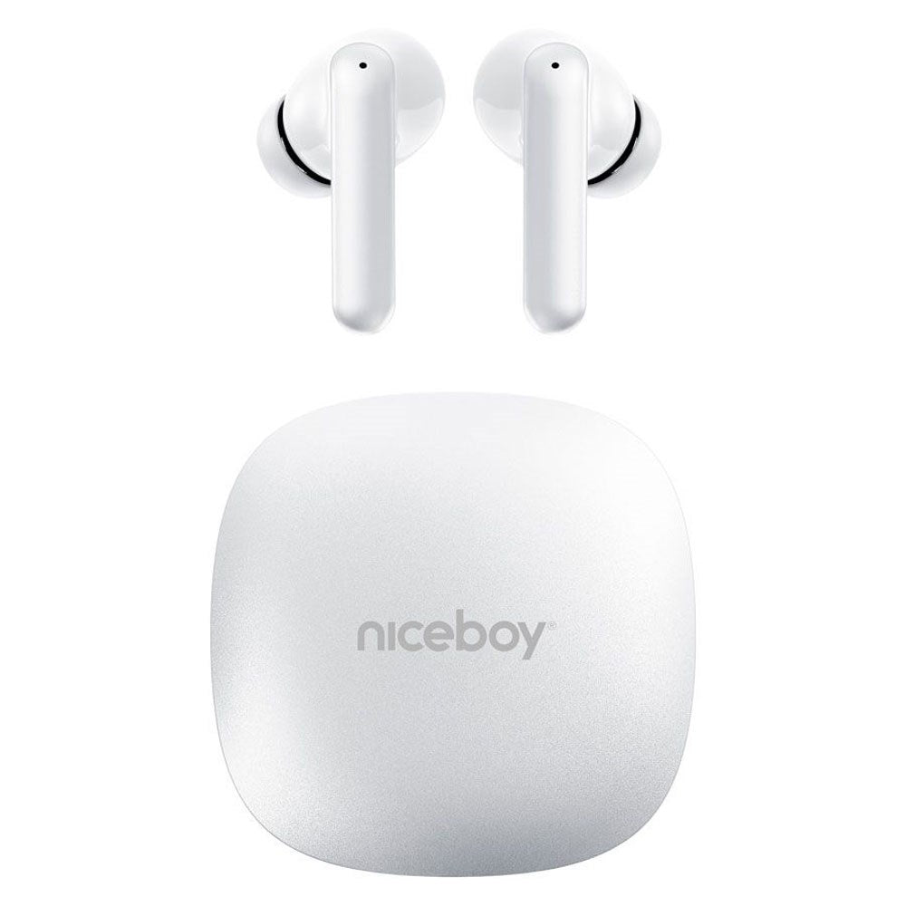 Niceboy HIVE Pins Pro 4 ANC True Wireless Høretelefoner - In-Ear - Hvid