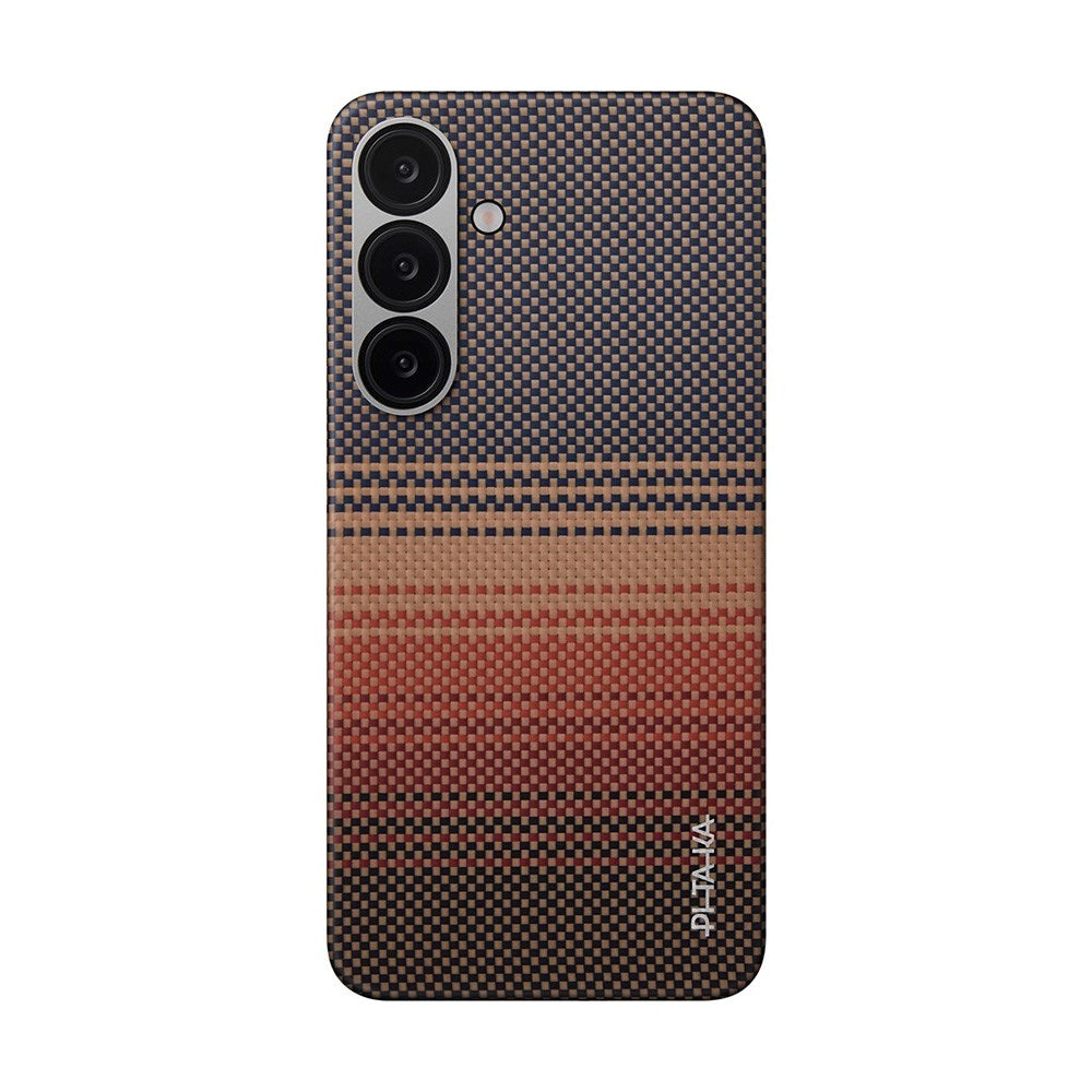 Samsung Galaxy S25 PITAKA Tactile Woven Bagside Cover - MagSafe Kompatibel - Sunset