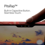 iPhone 17 Pro Max PITAKA Edge Monogram Case - MagSafe Kompatibel - Guld / Rød