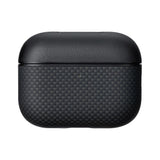 PITAKA Apple AirPods Pro (3. gen.) Magnetic Aramid Fiber Cover - Black / Grey