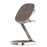 Magnetisk Trådløs Oplader - Mobile Origin TravelCharge Pro - MagSafe Kompatibel - Sølv