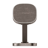 Magnetisk Trådløs Oplader - Mobile Origin TravelCharge Pro - MagSafe Kompatibel - Grå