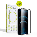 iPhone 12 / 12 Pro Mobile Origin EasyGlass Skærmbeskyttelse - Gennemsigtig / Sort Kant