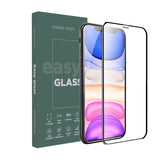 iPhone 11 / XR Mobile Origin EasyGlass Skærmbeskyttelse - Gennemsigtig / Sort Kant