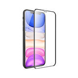 iPhone 11 / XR Mobile Origin EasyGlass Skærmbeskyttelse - Gennemsigtig / Sort Kant