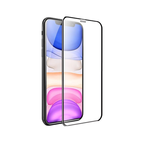 iPhone 11 / XR Mobile Origin EasyGlass Skærmbeskyttelse - Gennemsigtig / Sort Kant