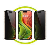 Mobile Origin Skærmbeskyttelse - Hærdet Glas Privacy - 2 stk. - iPhone 16 Pro