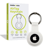 AirTag 1. & 2. Gen. Nøglering - Mobile Origin - Hvid