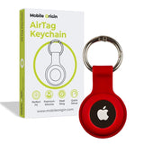 AirTag 1. & 2. Gen. Nøglering - Mobile Origin - Rød
