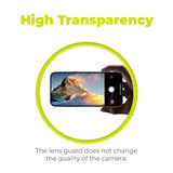 iPhone 16 / 16 Plus Mobile Origin Sapphire Lens Guard - Kameralinsebeskytter - Sort