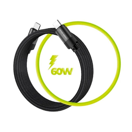 Mobile Origin - 1m Magnetisk USB-C til USB-C Kabel - Sort