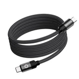 Mobile Origin - 1m Magnetisk USB-C til USB-C Kabel - Sort