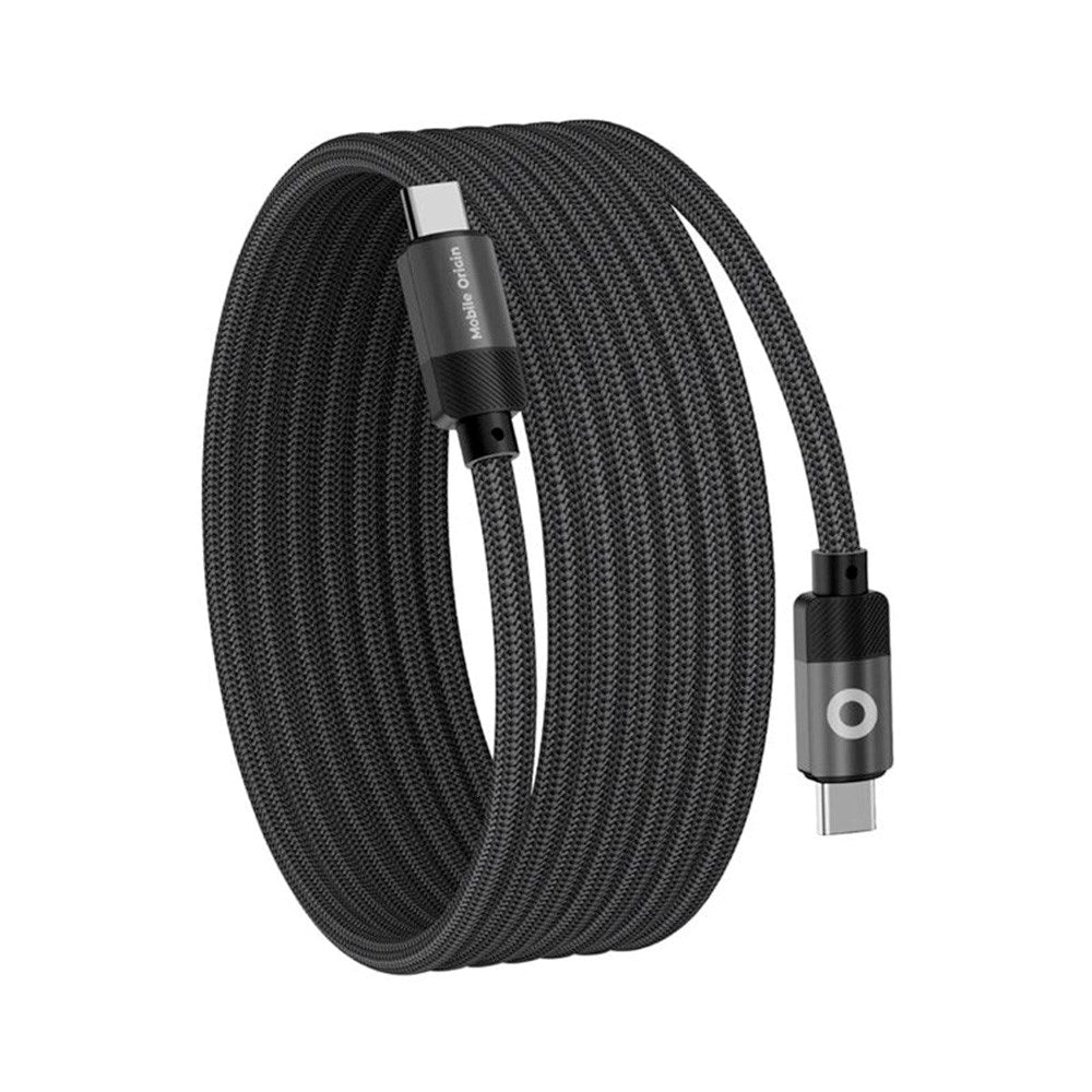 Mobile Origin - 1m Magnetisk USB-C til USB-C Kabel - Sort
