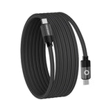 Mobile Origin - 1m Magnetisk USB-C til USB-C Kabel - Sort