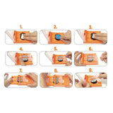 Mobile Origin Apple Watch 11 / 10 (42mm) Hybrid Skærmbeskyttelse - Gennemsigtig / Sort Kant