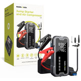 Mobile Origin Jumpstarter m. Indbygget Kompressor - Sort