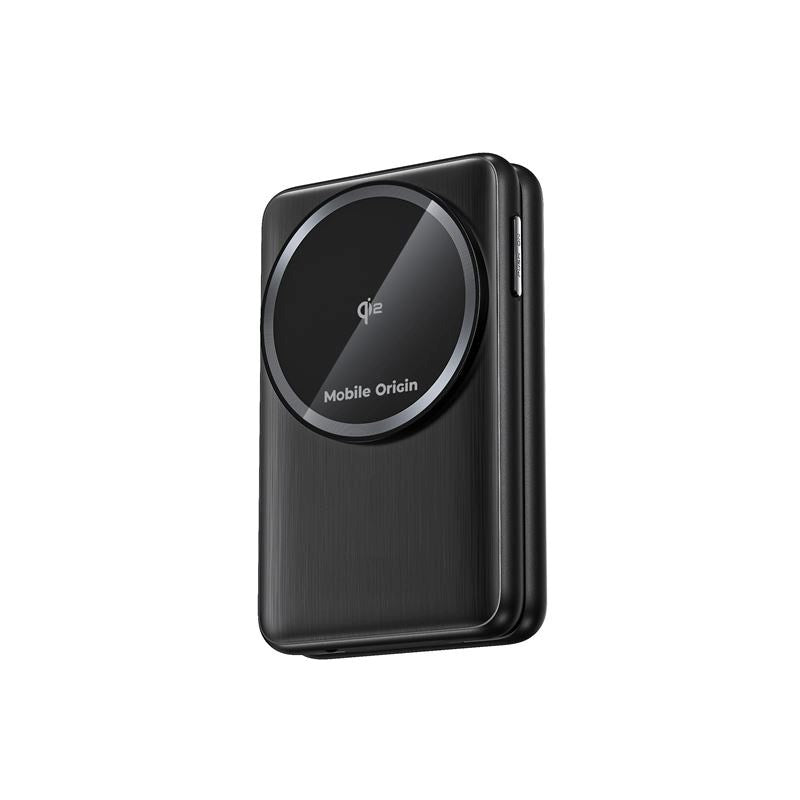 Mobile Origin Qi2 3-i-1 Multifunktionel Foldbar Trådløs Oplader - Sort