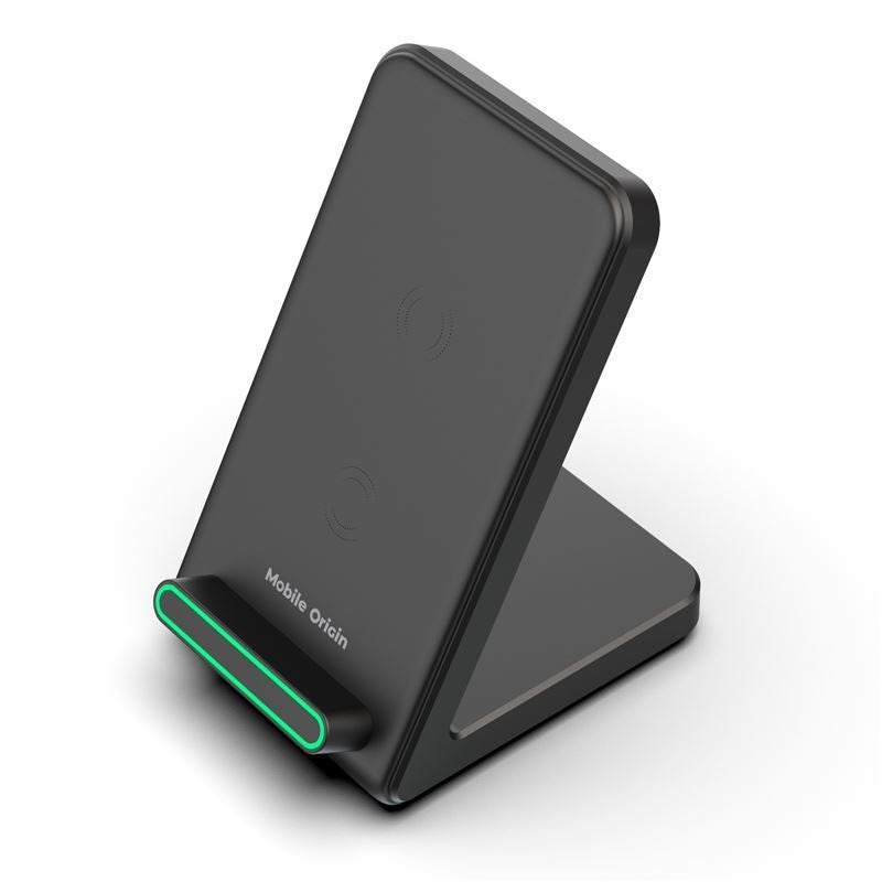 Mobile Origin PW10 Trådløs Oplader m. 15W - Qi Kompatibel - Sort