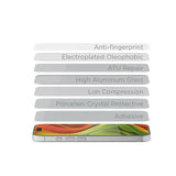 Samsung Galaxy Z Fold7 Mobile Origin EasyGlass Beskyttelsesglas - Gennemsigtig / Sort Kant