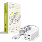 Mobile Origin 100W USB-C Hub inkl. USB-A & Schukostik - Hvid