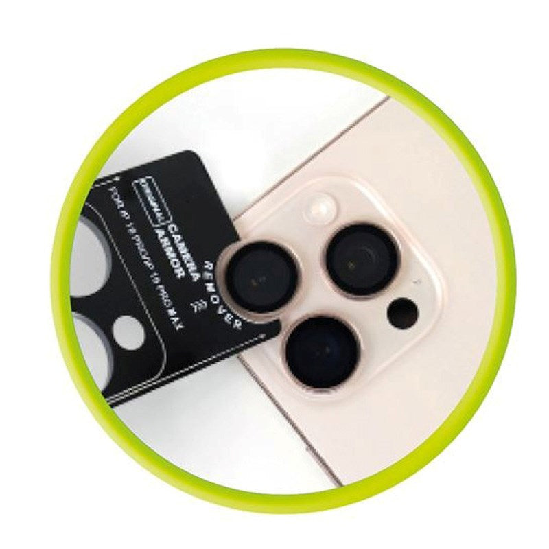 Mobile Origin iPhone 17 Pro / 17 Pro Max Kameralinseglas inkl. Monteringsværktøj - Gennemsigtig