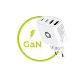 Mobile Origin - 40W - Vægoplader m. 2 x USB-A & 2 x USB-C - Hvid